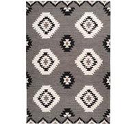 Tapis Ethnique à Poils Courts "Ethnie" Gris 160 x 230 cm Gris G