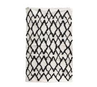 Tapis ethnique design berbère Akra - L. 60 x l. 90 cm - Beige