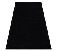 Tapis ETON PLUS noir unicolore uniforme uni 250x350 cm