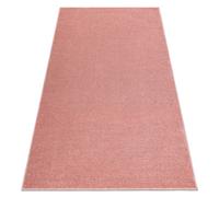 Tapis ETON PLUS rose poudré unicolore uniforme uni 250x350 cm