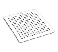 Tapis évier souple - 31.5 x 27 cm - plastique blanc