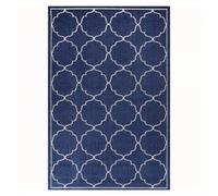 Tapis extérieur 160x230 tissé kilim bleu KUMA