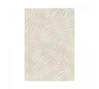 Tapis extérieur 80x150 tissé kilim en PET crème SERENE 3