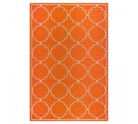 Tapis extérieur 80x150 tissé kilim orange KUMA