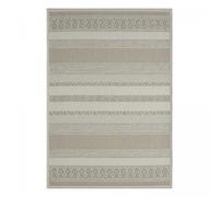 Tapis exterieur CANCUN EX Beige 80x150 en polypropylène doux et soyeux