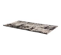 Tapis extérieur en polypropylène Catania noir 110 x 60 cm.