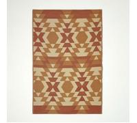 Tapis extérieur jardin imperméable, réversible et résistant UV - Anya - 120x180 cm - Orange - Matériaux recyclés - Homescapes