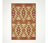 Tapis extérieur jardin imperméable, réversible et résistant UV - Anya - 180x270 cm - Orange - Matériaux recyclés - Homescapes
