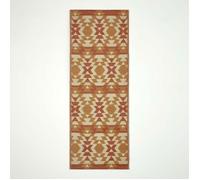 Tapis extérieur jardin imperméable, réversible et résistant UV - Anya - Orange - 75x200 cm - Matériaux recyclés - Homescapes