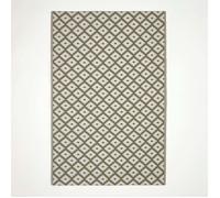 Tapis extérieur jardin imperméable, réversible et résistant UV - May - 180x270 cm - Gris - Matériaux recyclés - Homescapes