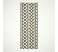 Tapis extérieur jardin imperméable, réversible et résistant UV - May - 75x200 cm - Gris - Matériaux recyclés - Homescapes