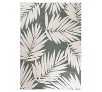 Tapis extérieur, kilim reversible 160x230 LYN2 P REVERSIBLE vert et beige