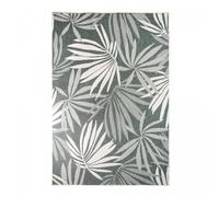 Tapis extérieur, kilim reversible 200x290 LYN2 AM REVERSIBLE vert et crème