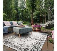 Tapis extérieur, kilim reversible 60x110 LYN2 AP REVERSIBLE noir