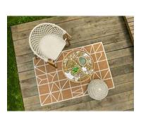 Tapis extérieur rectangulaire alexandrie 170 x 240 cm en laine synthétique - jar