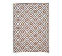 TERRE JARDIN Tapis extérieur réversible pour Balcon et terrasse Terracotta - 180 x 280 - Terracotta