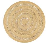 vidaXL Tapis fait main en jute tressée 120 cm
