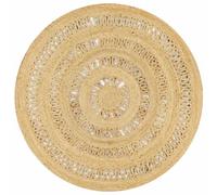 vidaXL Tapis fait main en jute tressée 120 cm