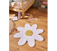 Tapis Fleur blanc TU