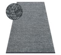 Tapis FLORENCE 24021 Uni glamour tissé à plat franges - couleur de la mer 118x170 cm