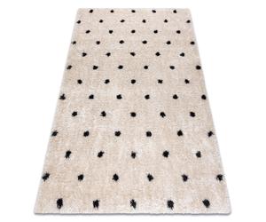Tapis FLUFFY 2370 shaggy points - crème / anthracite 160x220 cm