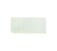 MSV - Tapis Fond de Baignoire Antidérapant - Caoutchouc Quadro - 36 x 76 cm - Blanc - Design Moderne pour Salle de Bain Sécurisée - Surface Texturée pour Adhérence Optimale