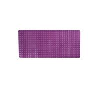 MSV - Tapis Fond de Baignoire Antidérapant Caoutchouc Quadro - Design Moderne - 36 x 76 cm - Violet - Sécurité et Élégance - Idéal pour Toute Salle de Bain