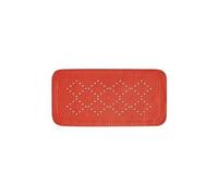 tapis fond de baignoire pvc alaska 71x36cm rouge