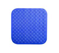Tapis Fond de douche antidérapant Caoutchouc CLASS 54x54cm Bleu MSV