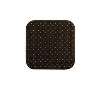 tapis fond de douche antidérapant caoutchouc class 54x54cm marron chocolat