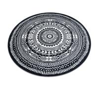 Tapis FUN Napkin serviette de table cercle - noir cercle 160 cm
