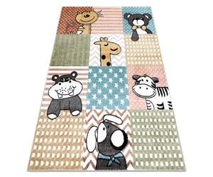 Tapis FUN Pets pour enfants animaux coloré mutli 80x150 cm