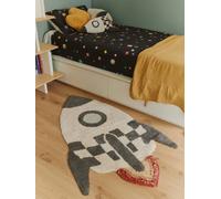Tapis fusée enfant multicolore TU