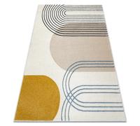 Tapis FUSION 7157 blanc L'or - Géométrique, moderne, abstrait 240x330 cm