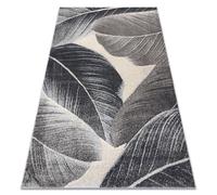 Tapis FUSION 8912 gris foncé - Plumes moderne abstrait 240x330 cm