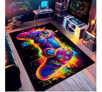 Tapis gamer 3D antidérapant pour chambre d'ado, salon ou salle de jeux, 120x160 cm, Graffiti GRAFFITI TAPIS