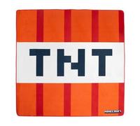 Tapis Gamer Carré ROBA Minecraft TNT - Moelleux et Antidérapant - 120 x 120 cm - Rouge