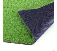 Tapis Gazon Artificiel Extérieur pour Terrasse et Balcon(Green,2x12m) | Matériaux imperméables PP + PE avec drainage intégré pour une utilisation toute l'année sans stagnation d'eau