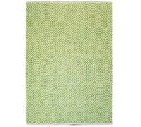 Tapis Géométrique Fait Main "Aperitif" Vert 120 x 170 cm Vert G