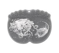 Tapis Gommant pour Pieds Brosse Corps à Poils Souples à Ventouse