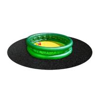 Tapis Gonflable pour Spa, 370 Cm Épais Imperméable Et Gonflable pour Spa,Antidérapant Absorbant Grand Format Rond,Absorbant Et Portable Piscines, Barbecue Terrasses