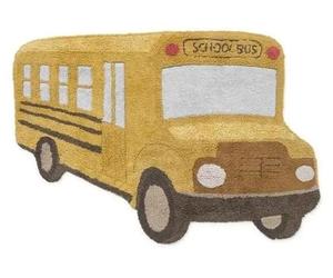 Tapis HAPPY AUTOBUS pour enfants 130x90cm jaune