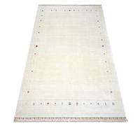 Tapis HERIZ A0987C Cadre crème - fil de bambou exclusif élégant 200x290 cm