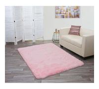 Tapis Hwc-F69, Shaggy Tapis À Poils Longs, Tissu/Textile Doux Et Moelleux 200x140cm Rose