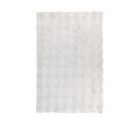 Tapis Imitation Fourrure 3D Zephy 60x90cm Blanc