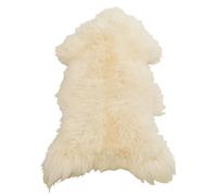 Tapis Imitation Fourrure Peau 70x110cm Blanc