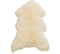 Tapis Imitation Fourrure Peau 70x110cm Blanc
