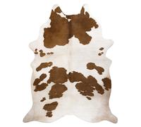 Tapis Imitation Peau de vache Vache G5069-2 cuir marron 155x195 cm