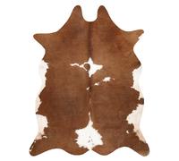 Tapis Imitation Peau de vache Vache G5070-2 marron cuir 180x220 cm