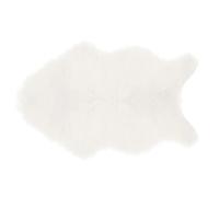 Tapis imitiation fourrure enfant Douceur - L. 60 x l. 90 cm - Blanc